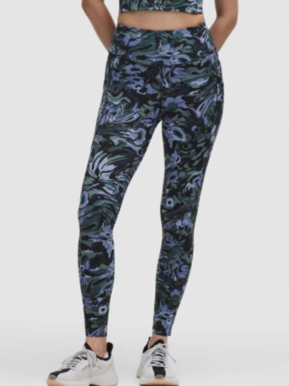 Lululemon Fast&Free 5 pocket - 28" Floral Meld Multi - Size 10